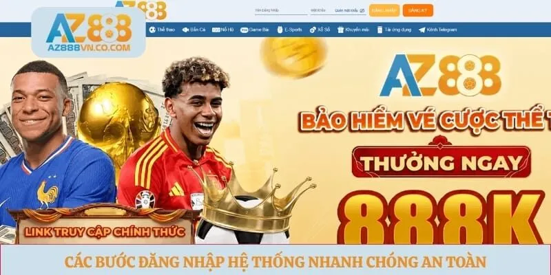 Các bước đăng nhập hệ thống nhanh chóng an toàn