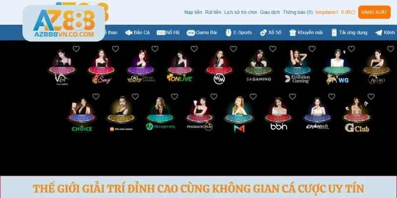 Thế giới giải trí đỉnh cao cùng không gian cá cược uy tín 